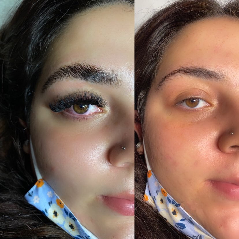 Please Enjoy My Brow Lamination Before and After Photos, Review