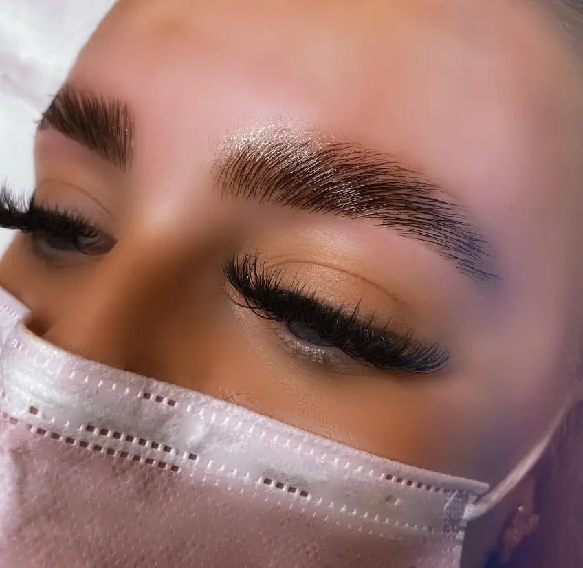 example of the best brow lamination