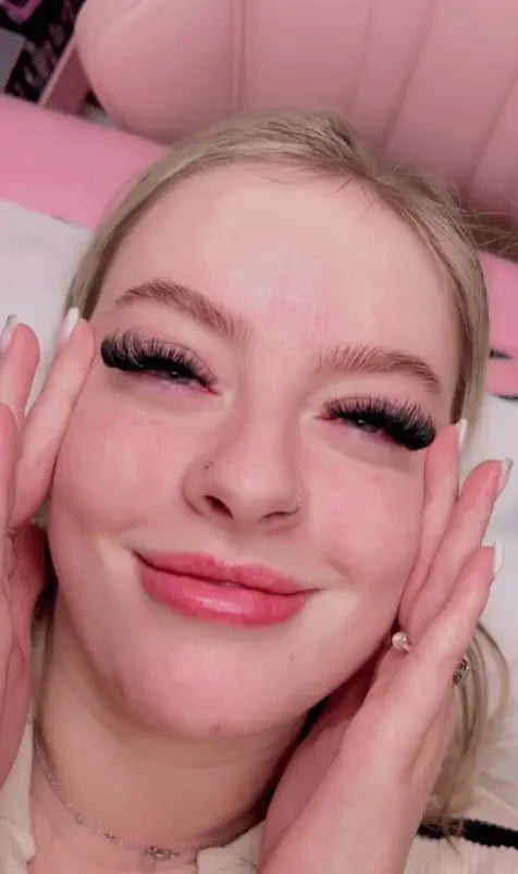 example of glitter russian volume