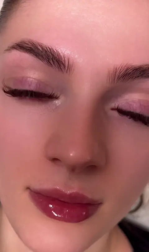 example of dark brown wet look