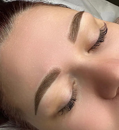 example of top powder brow techniques