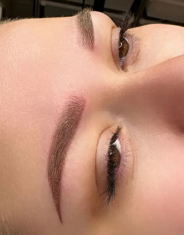 example of natural powder brows
