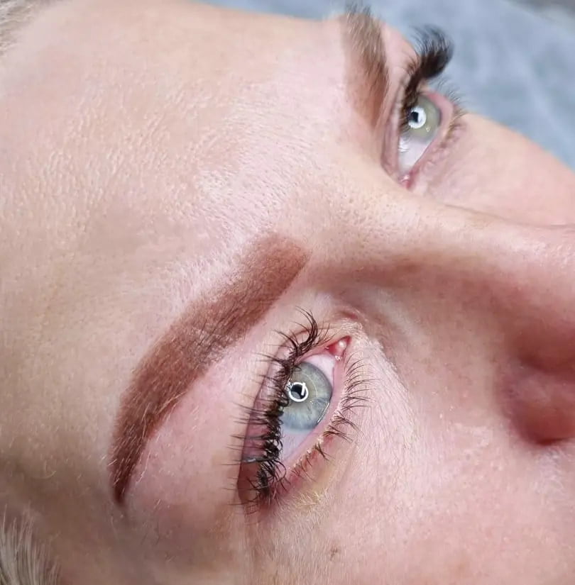 example of powder brows