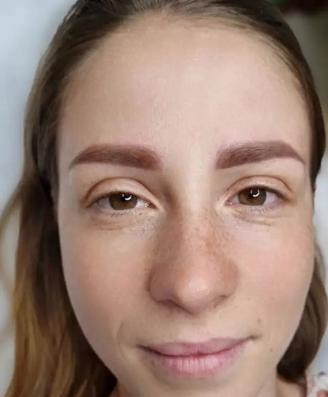 example of powdered brows near me