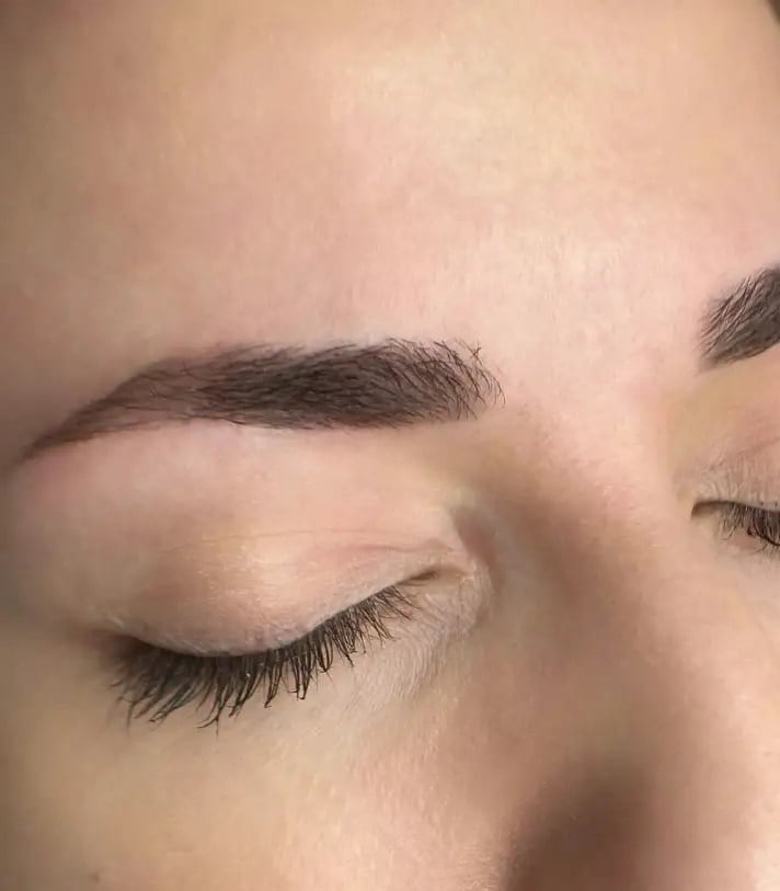 example of semi permanent brow powder