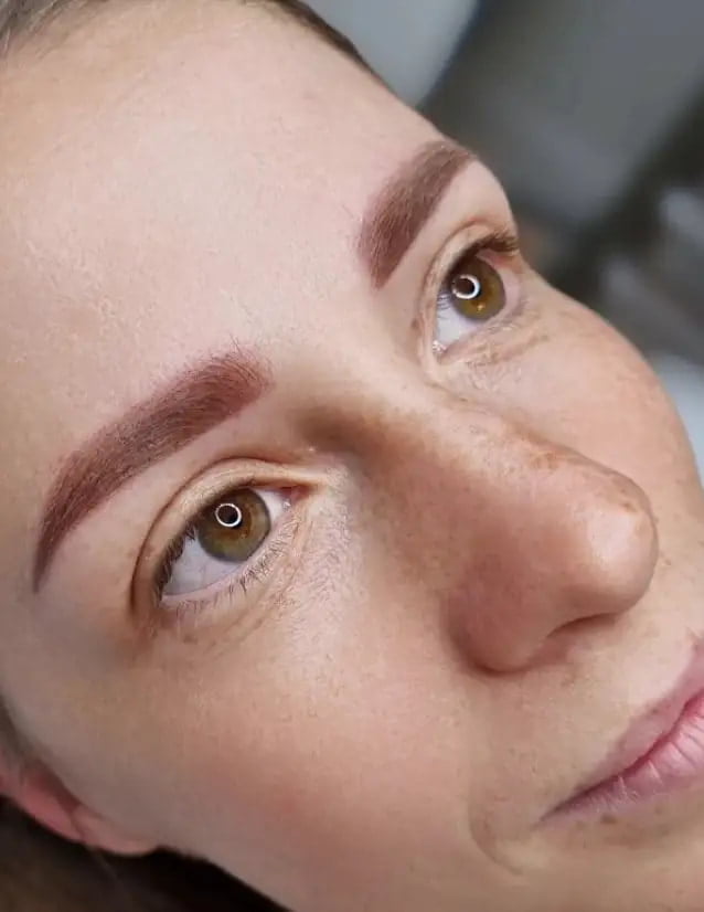 example of semi permanent powder brows