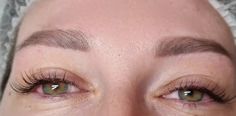 example of soft powder brows