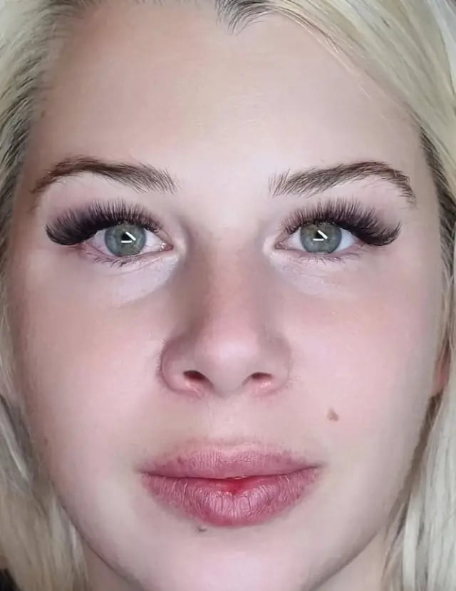 example of russian volume eyelash extensions near me