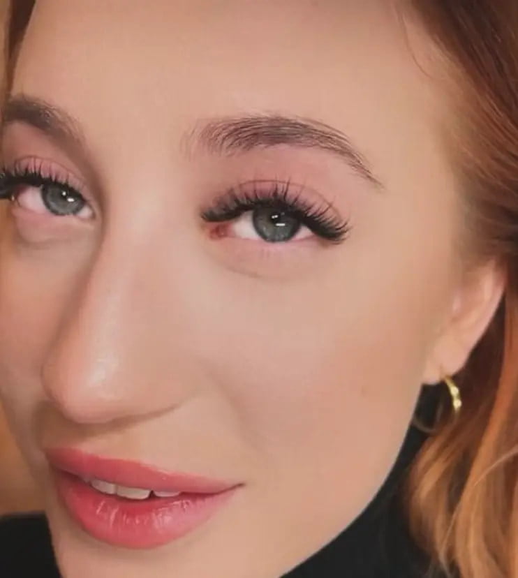 example of wispy russian extensions