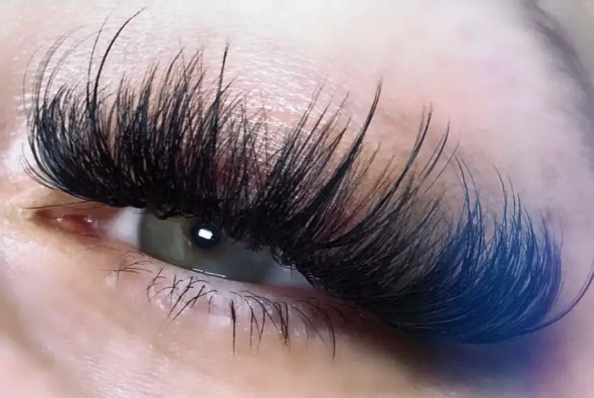 example of wispy russain lashes portsmouth