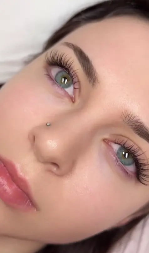 example of wispy classic lashes portsmouth